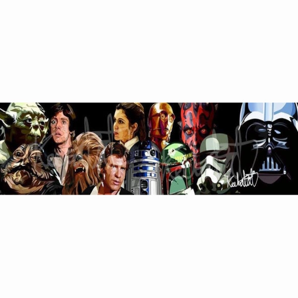 Logic Challenge Word Honor Pop Art Wall Decoration Drawing (Star Wars Set 4pcs) ?????? ?