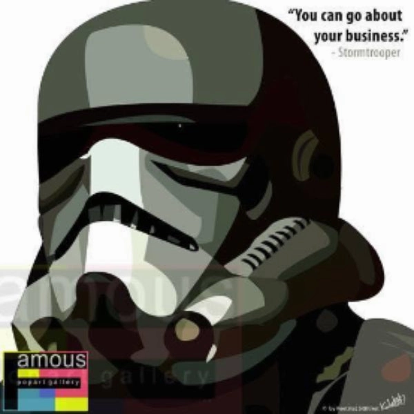 Pop Art Wall Decoration Drawing (Stormtrooper Your Business) ?????? ? Clarity Achieve Sorting Game