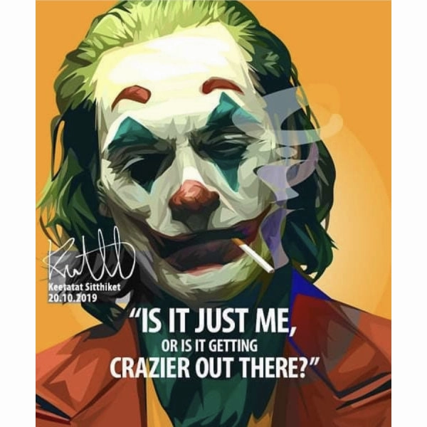 Spring Time Dance Choreography Pop Art Wall Decoration Drawing (The Joker - Is it just me)