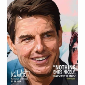 Electronic Toy Pop Art Wall Decoration Drawing (Tom Cruise - Nothing Ends nicely) ?????? ?