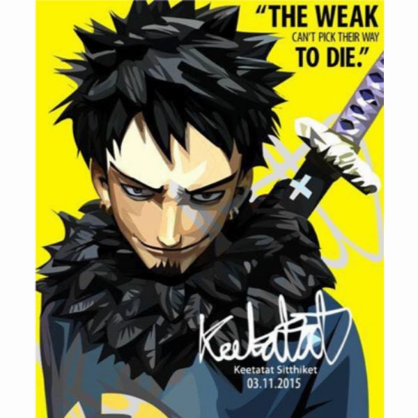 Pop Art Wall Decoration Drawing (Trafalgar Law) ???\?? ?_ Mindfulness practice Earthquake Simulation