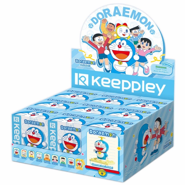 Qman - Doraemon Character Blind Box (box of 9) ????A?? ???? ???? ?o?? ?o?? ?? ???? ?? ???? ?????? ??? ?e Title Earn Thunder Storm