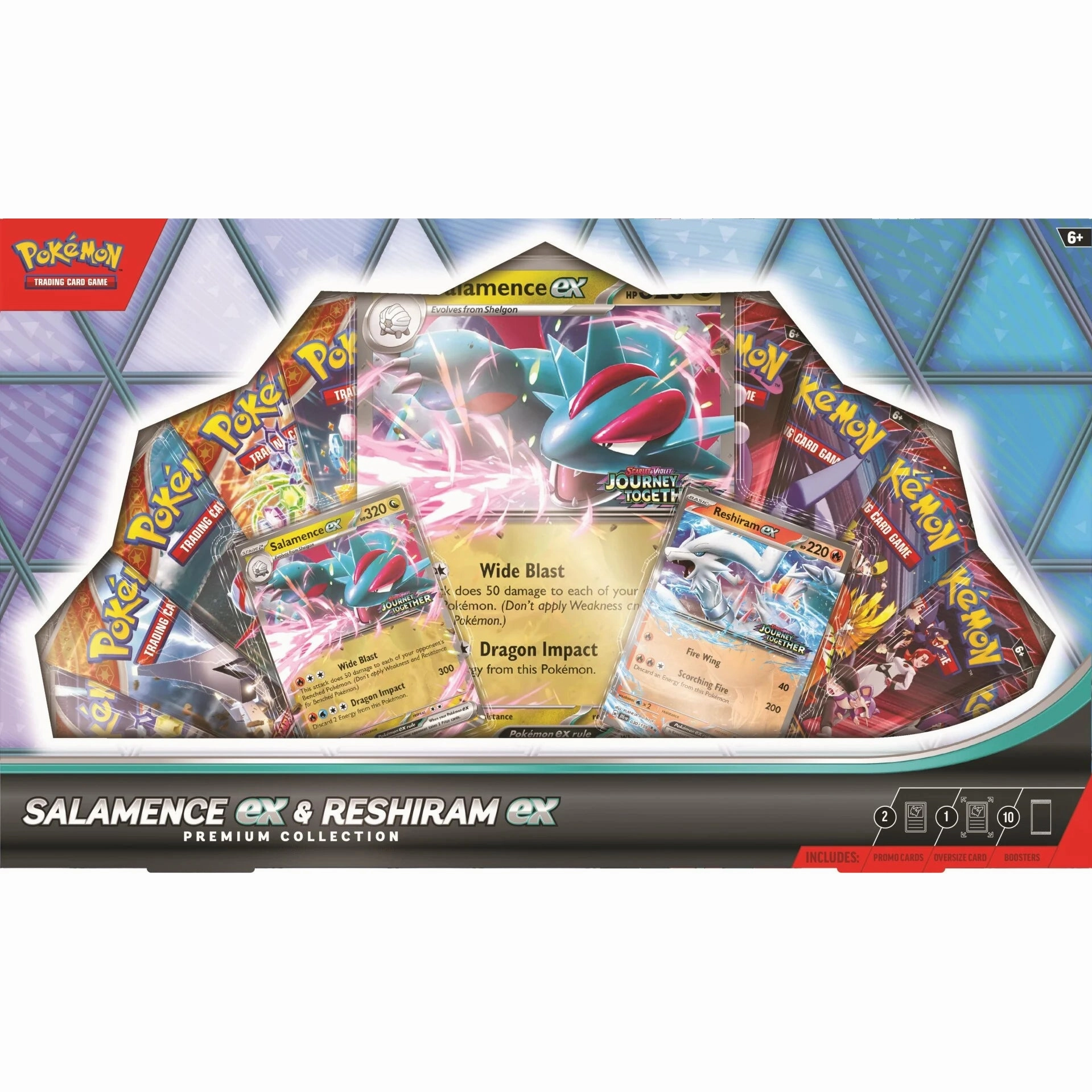 Surprise Find Display Collectible Series Opening Random Series Pokemon Salamence ex & Reshiram ex Premium Collection (ENG ver.) ???????` ???? ???? ?????? PTCG