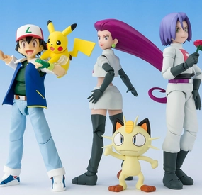 Climbing Gear S.H.Figuarts Pokemon Ash Ketchum & Team Rocket [Limited Edition]