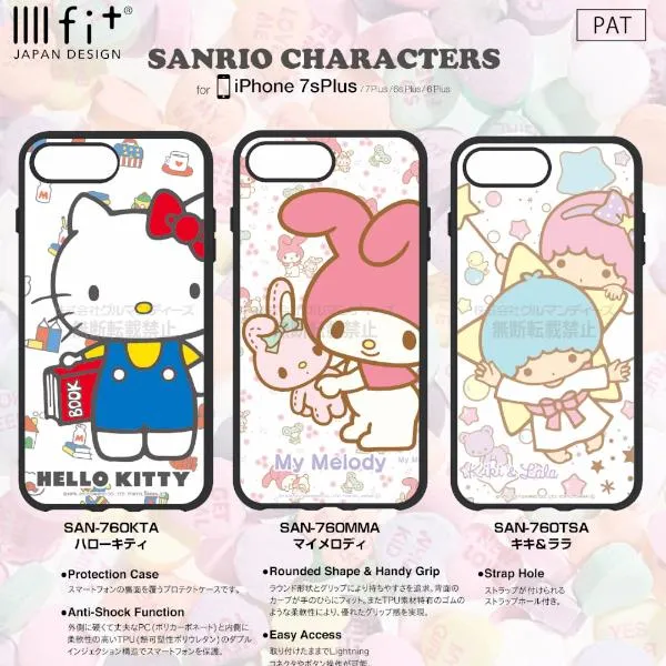Sanrio Hello Kitty Melody Little Twin Stars Anti-Shock 6-8 iPhone Case Pattern Recognition Algebra Puzzle