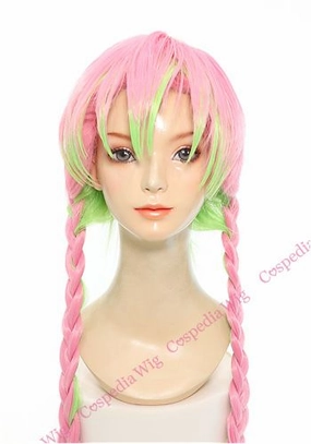 Plastic Model Sculptural Form "Demon Slayer" Kanroji Mitsuri ??Ms Kanroji??style cosplay wig