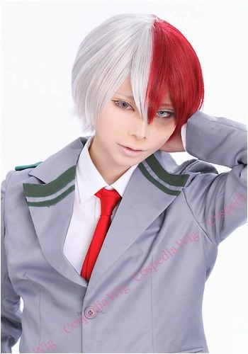 "My Hero Academia" Shoto Todoroki style cosplay wig Corporate Gift