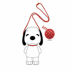 Restaurant Kit Snoopy Doll Pouch Bag with Shoulder Strap