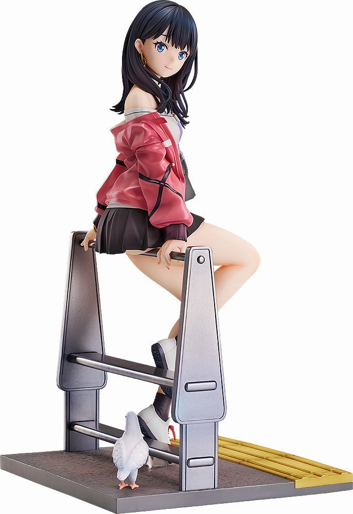 SSSS.GRIDMAN "SSSS.DYNAZENON" x "Azur Lane" Takarada Rikka Blue Sky Station Glass Art Miniature Item