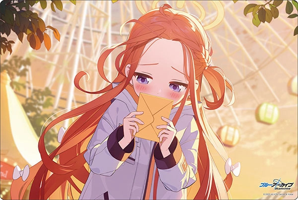 Bushiroad Rubber Mat Collection V2 Vol.1605 Blue Archive "Yuzu" Memorial Lobby Illustration ver. Graffiti Figure