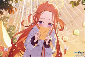 Bushiroad Rubber Mat Collection V2 Vol.1605 Blue Archive "Yuzu" Memorial Lobby Illustration ver. Graffiti Figure