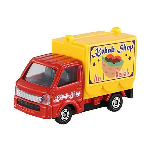 Wall Mounted Multi Pack Tomica - No.57 Suzuki Carry Mobile Catering Truck Diecast Car