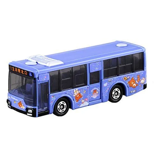 Tomica - No.8 Mitsubishi Fuso Aerostar Tachikawa bus x Rilakkuma Cowboy Sculpture