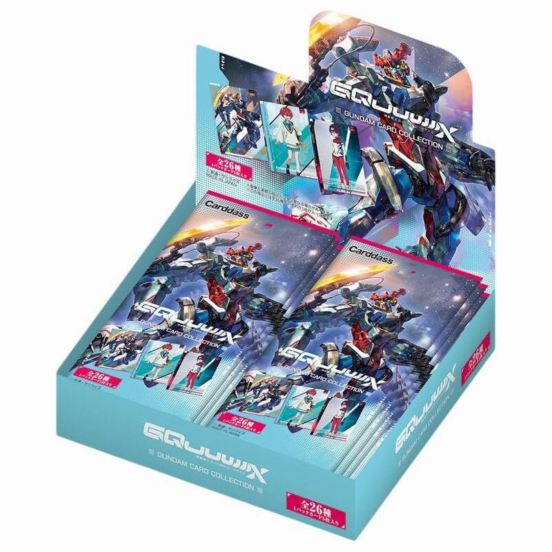 Mystery Drop Display Toy Series Carddass GUNDAM CARD COLLECTION Mobile Suit Gundam GQuuuuuuX (packed edition) BOX (Box of 20 packs) ?C?? ???_
