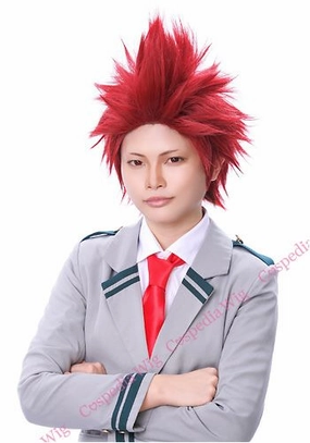 "My Hero Academia" Eijiro Kirishima style cosplay wig Collectible Display