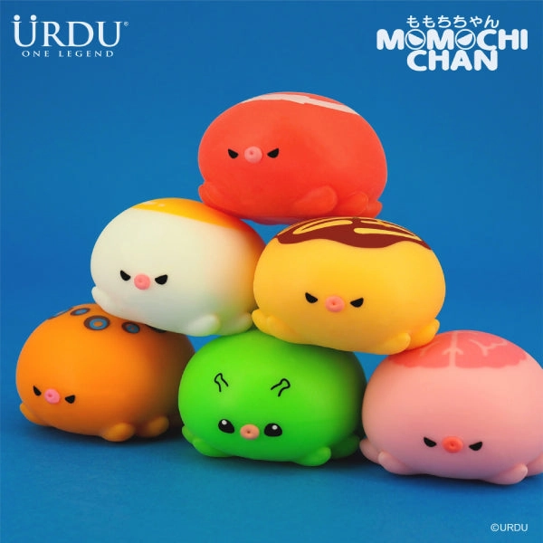 Urdu - Momochichan Series 3 Octopus (set of 6) ?z?^?? ???~ ???~ mochimochi Geography Exploration