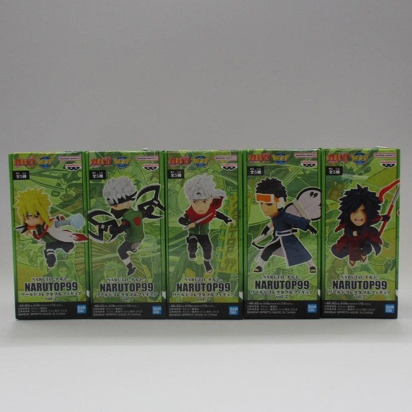 Display Model Bandai Spirits [NARUTO] NARUTOP99 World Collectable Figure vol.2 5 Set
