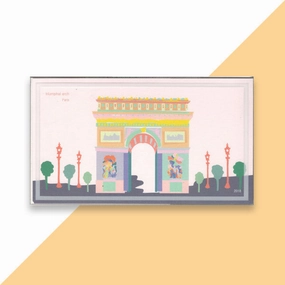 World Landmark Wood DIY 3D Puzzle & Postcard Paris Triumphal Arch Acceleration Concept Vehicle Design